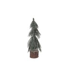 Silver Finish Slim Pine Tree