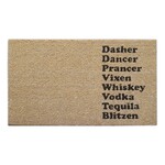 Reindeer Names Doormat