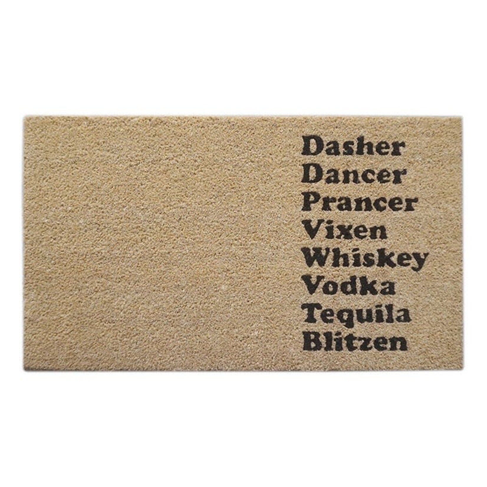 Reindeer Names Doormat