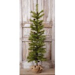 Christmas Pine W/Cones Burlap Base