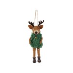 Merry Reindeer Felt Ornament