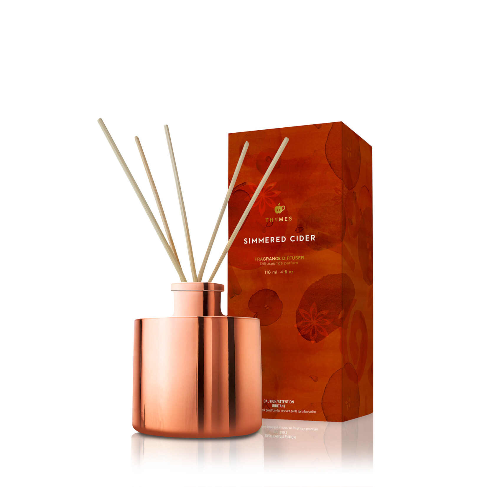 Thymes Petite Reed Diffuser - Simmered Cider