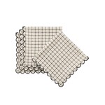 Accents De Ville Cotton Checkered Print Napkin - Set of 4