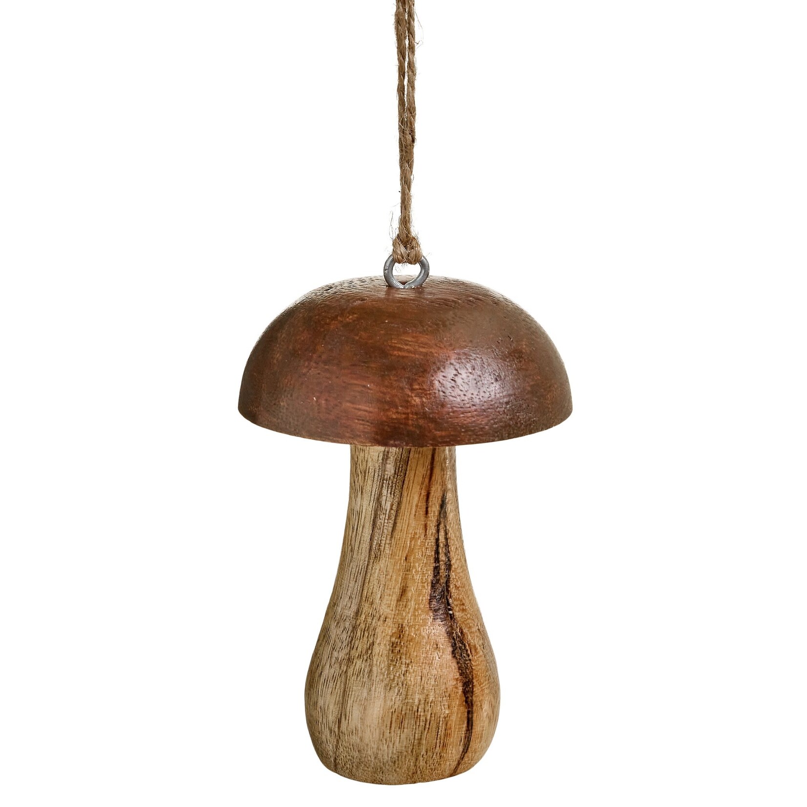 Accents De Ville Mango Wood Mushroom Ornament