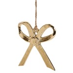 Accents De Ville Gold Bow Ornament