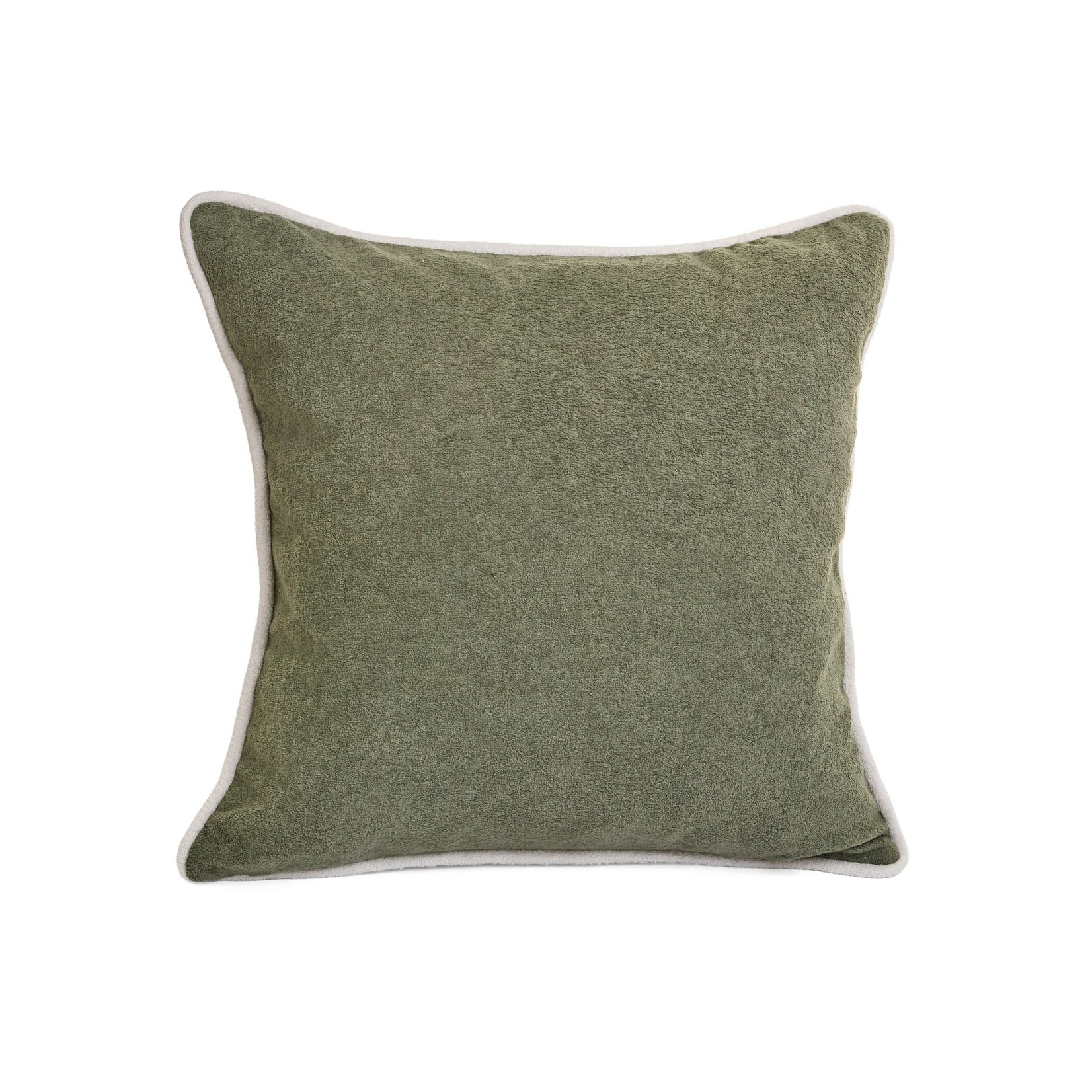 Accents De Ville Green Cushion With Piping