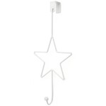 Accents De Ville White Iron Star XMAS Wreath Holder