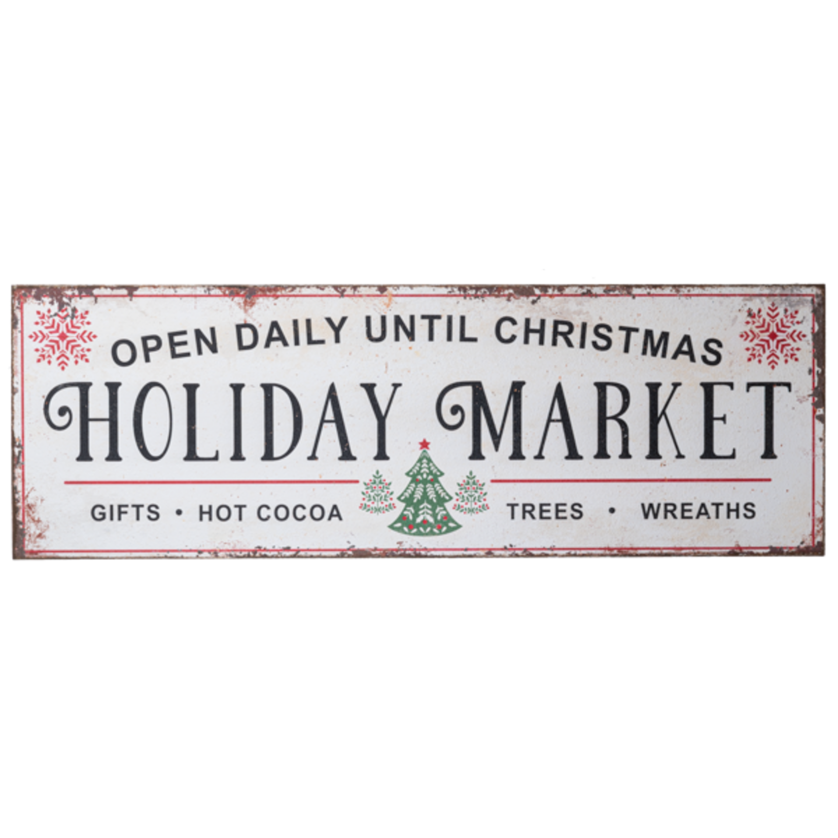 Oversized Holiday Market Wall Decor
