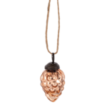 Copper Pinecone Ornament