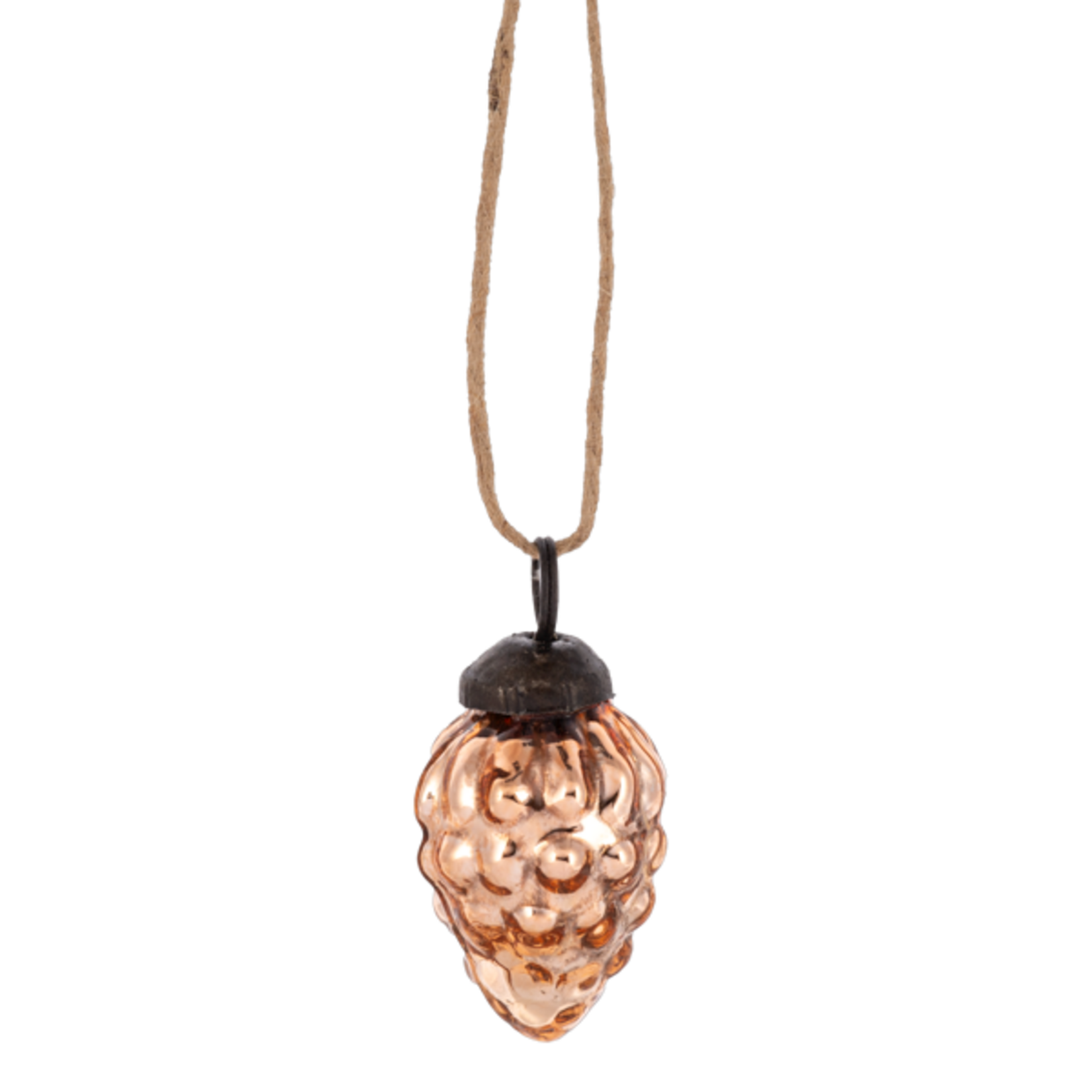 Copper Pinecone Ornament