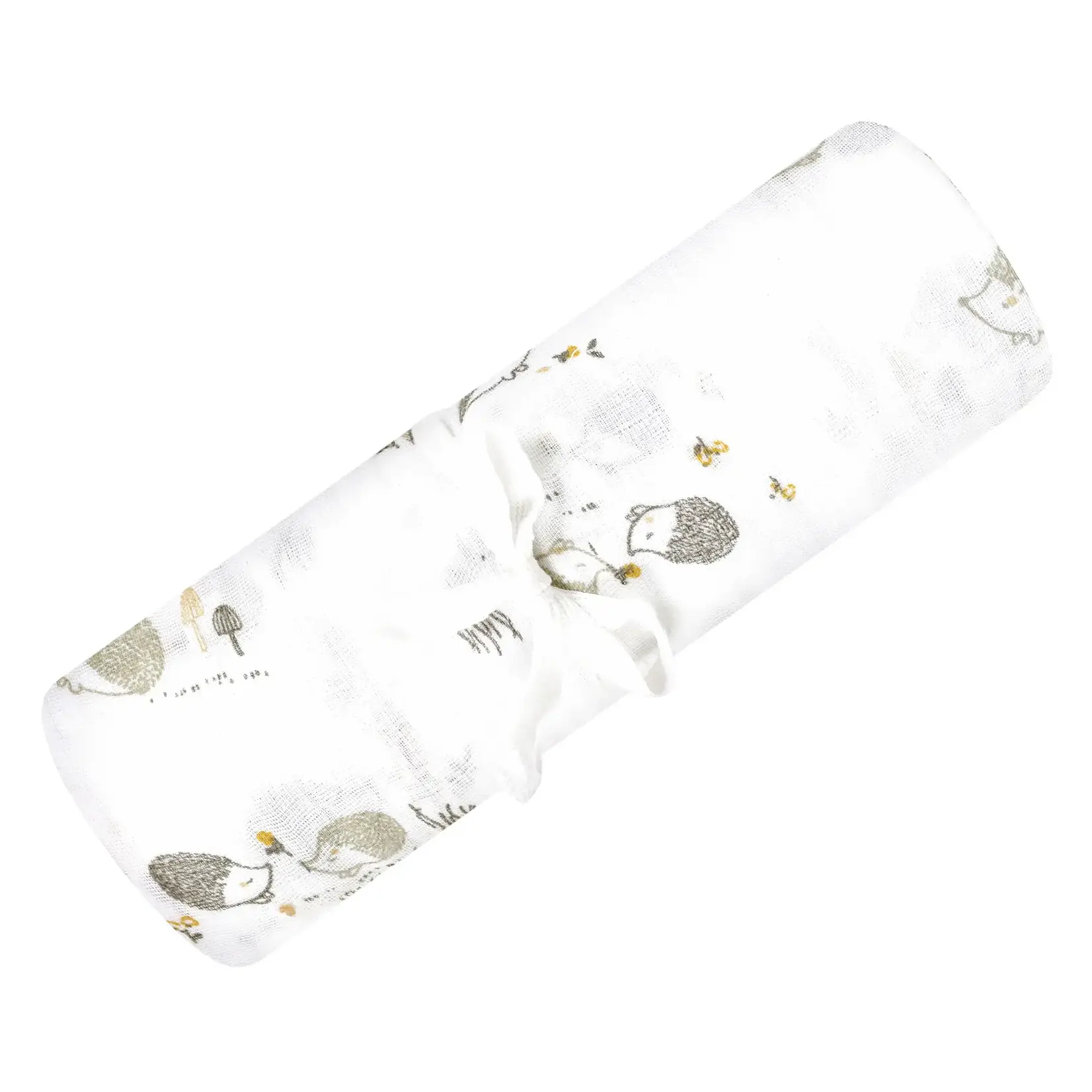 Cotton Muslin Swaddle - Hedgehog