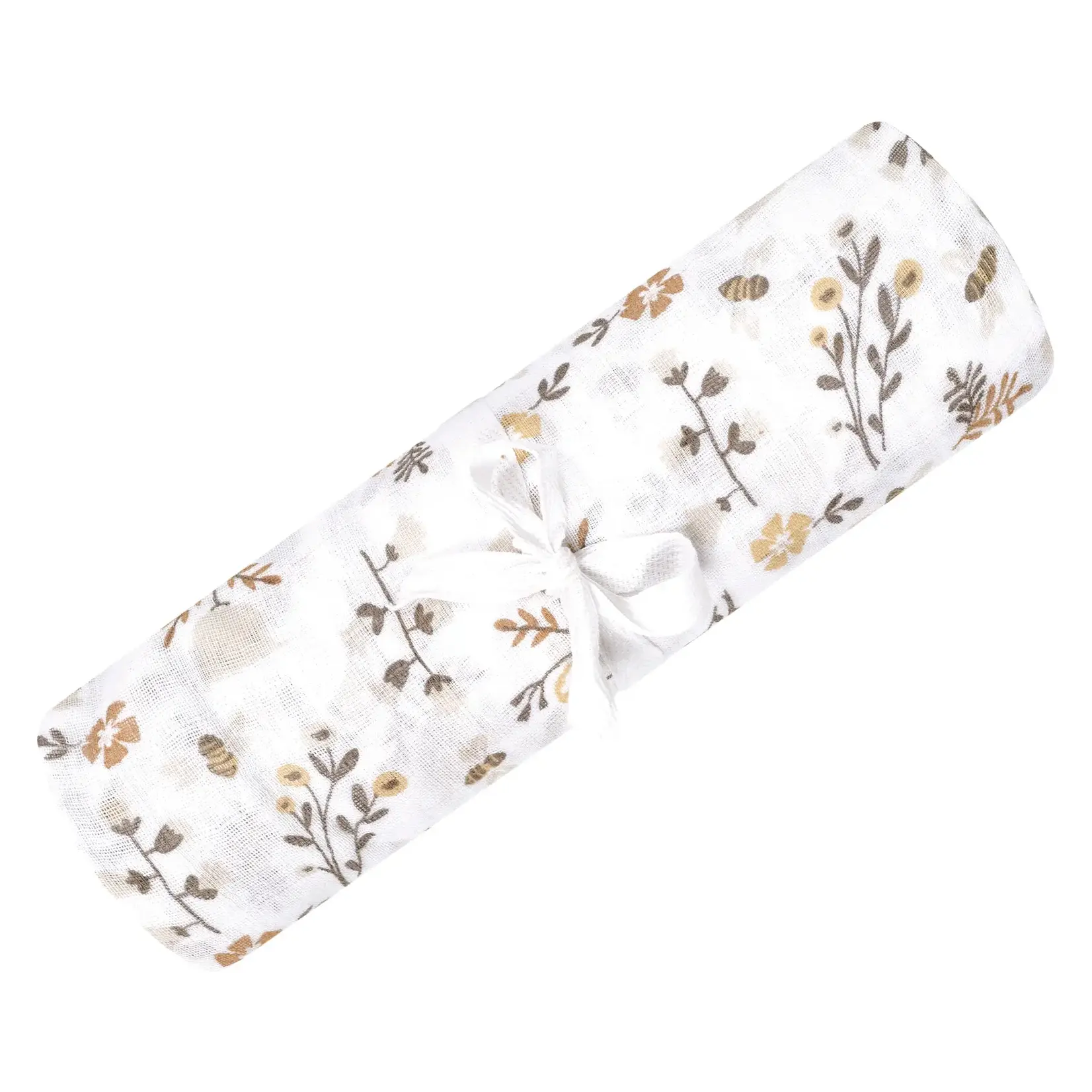 Cotton Muslin Swaddle - Bees