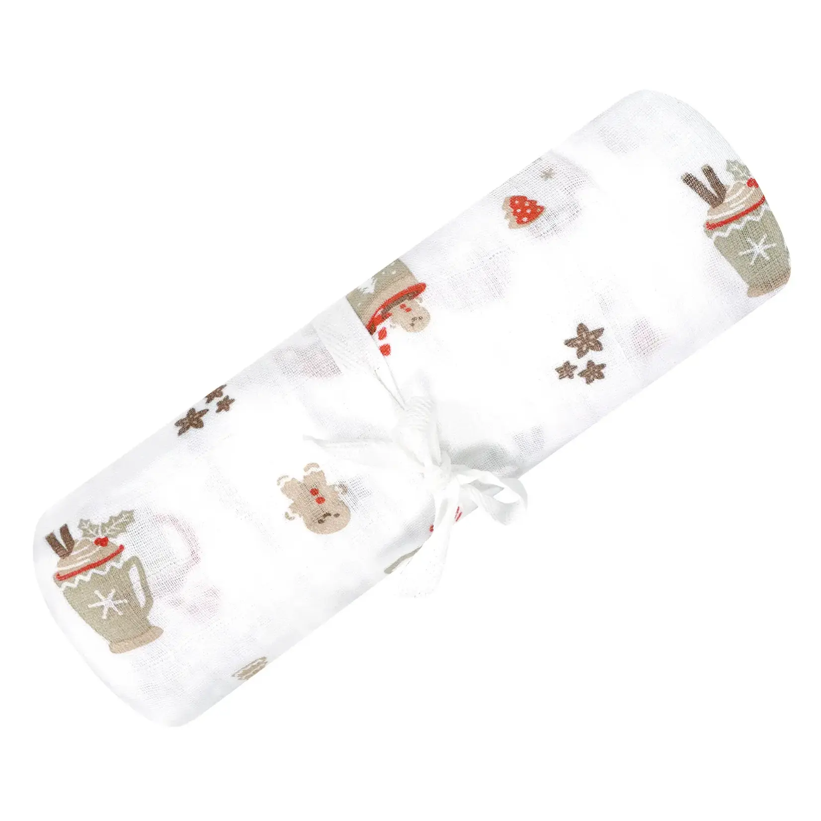 Cotton Muslin Swaddle - Xmas Treats