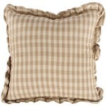 Tan Gingham Pillow