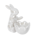 G - Luster Finish Egg Rabbit Holder - 3 3/4"H