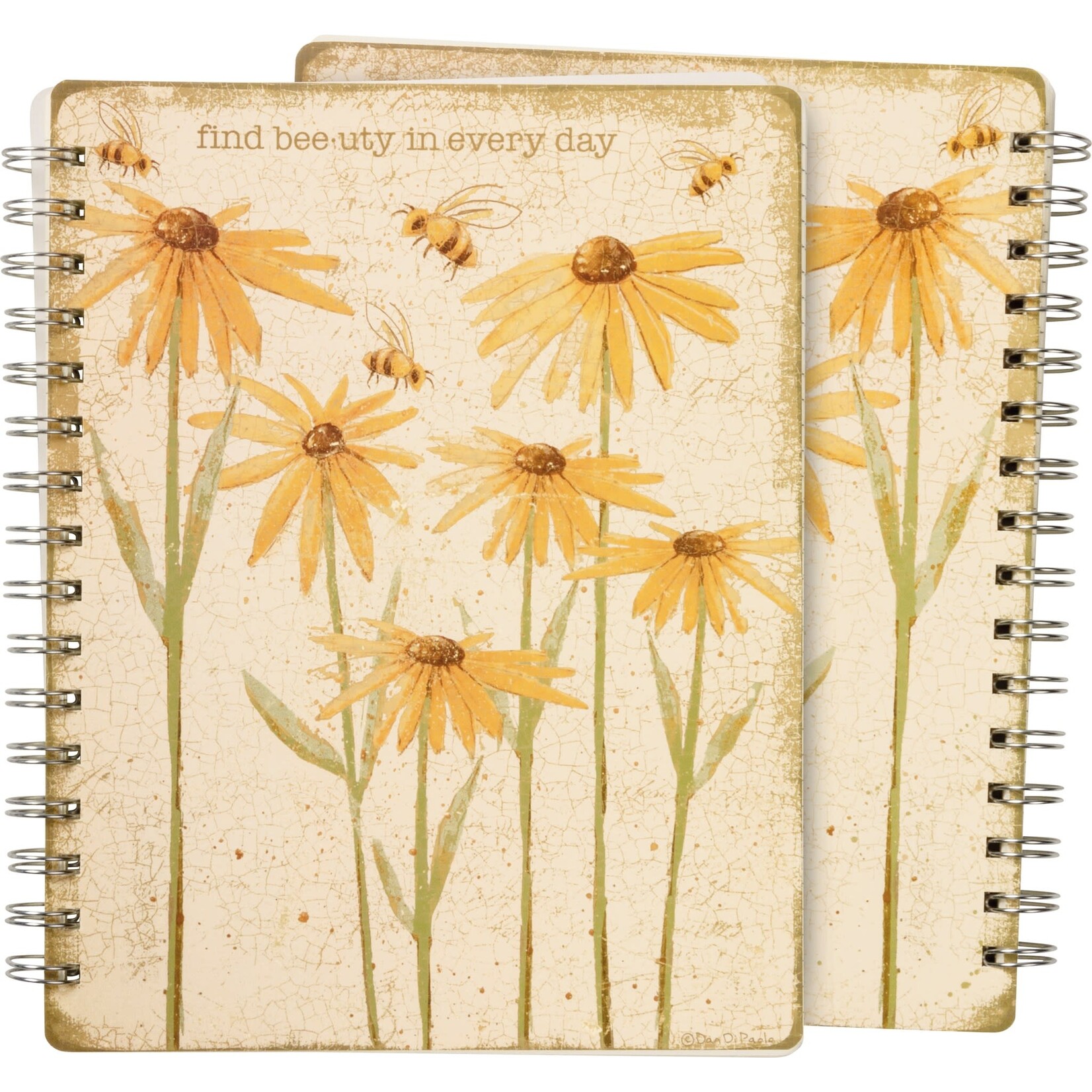 Find Bee-uty - Spiral Notebook
