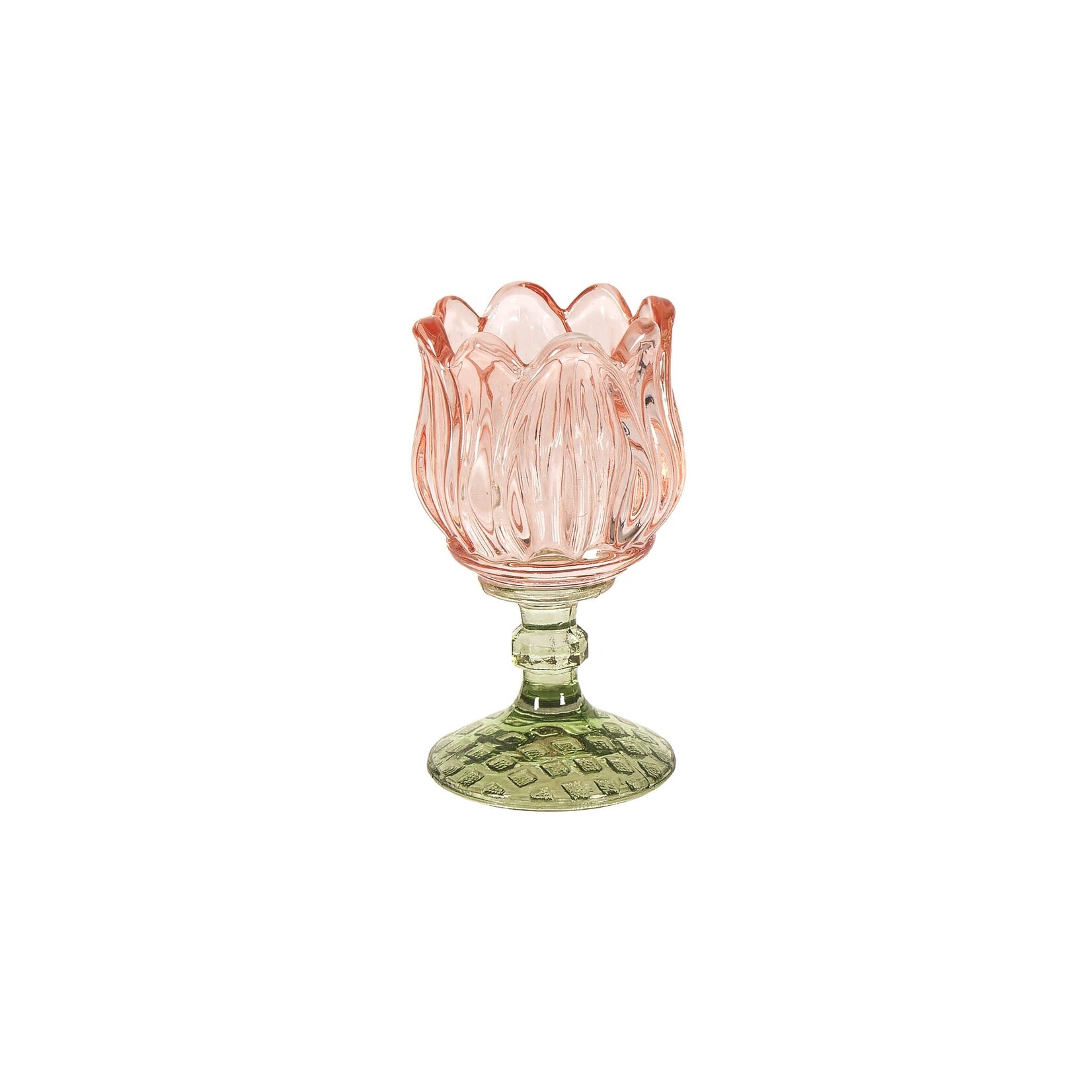 Pink Tulip Tealight Holder