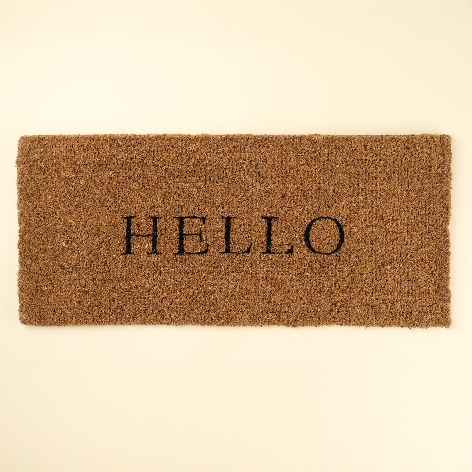 Hello Coir Doormat
