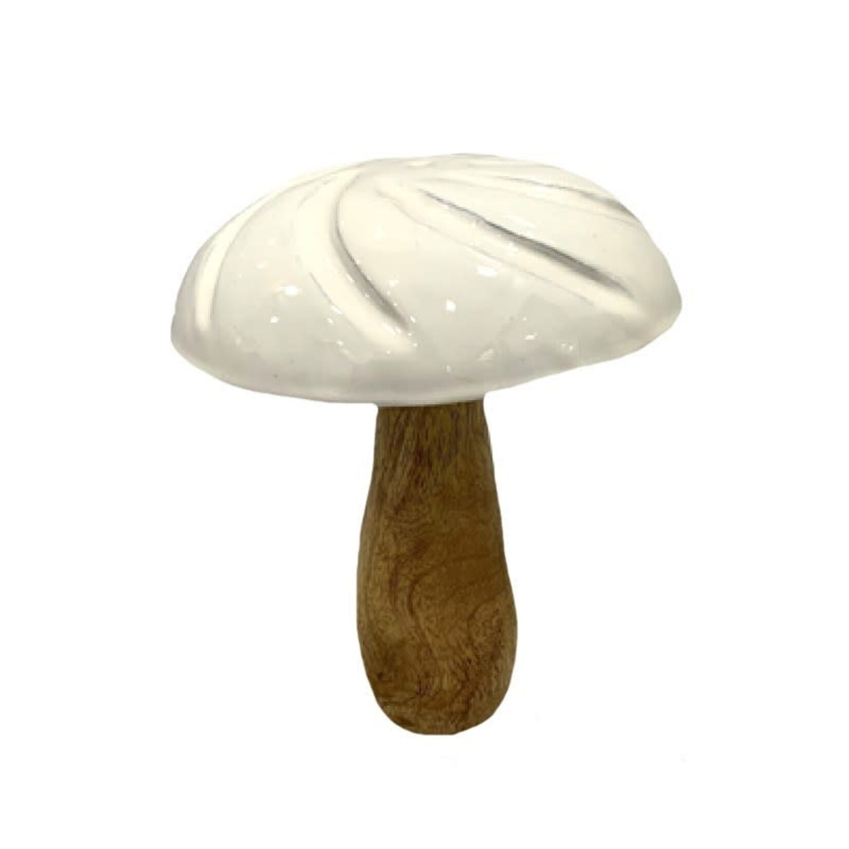 White Enamel Mushroom