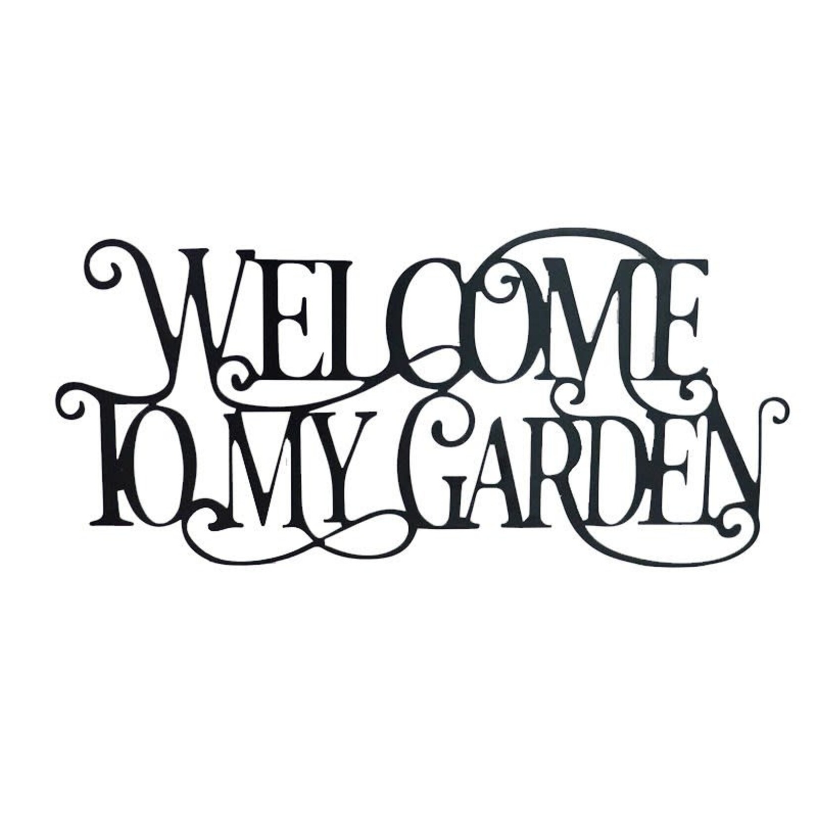 Welcome To My Garden Sign