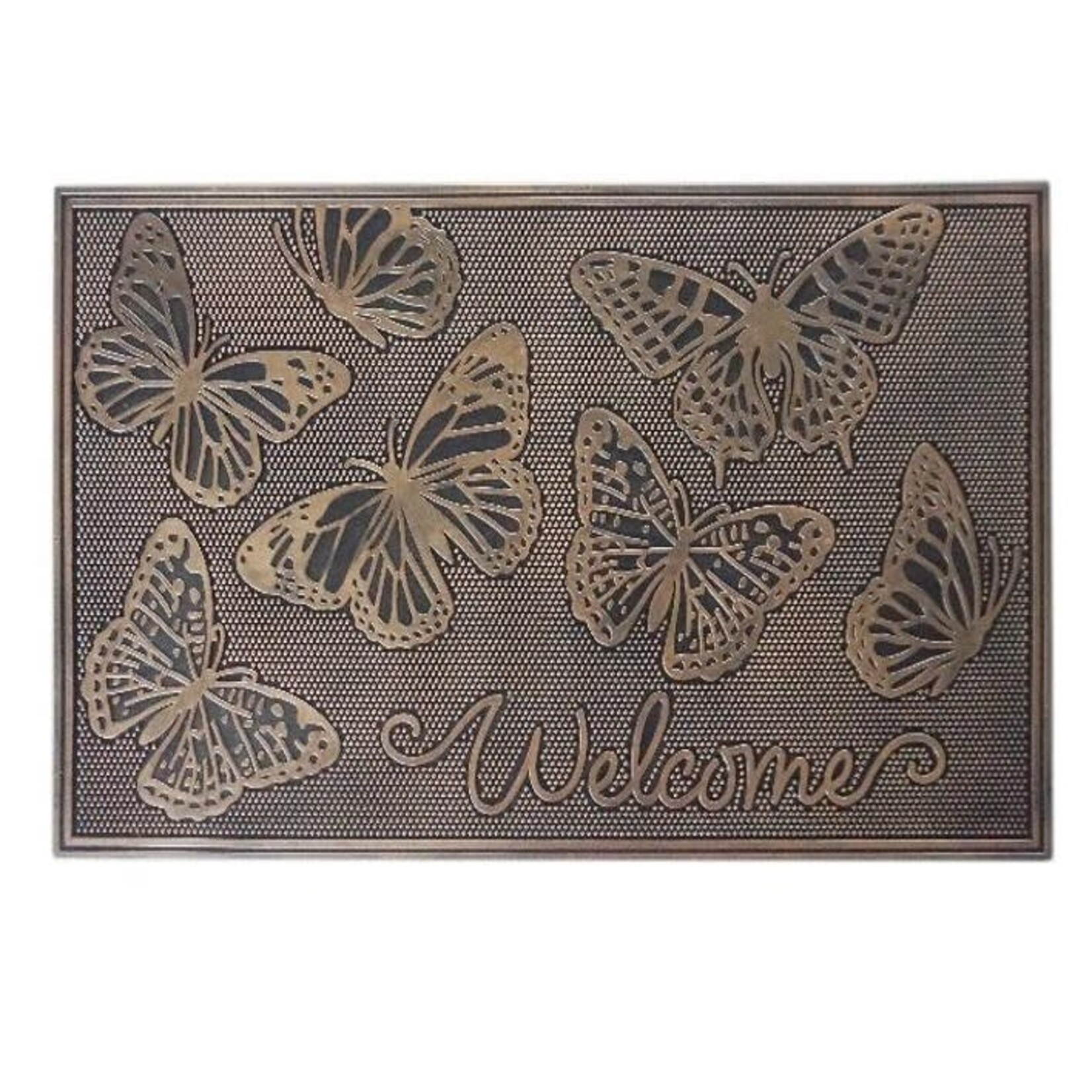 Rubber Butterfly Doormat