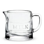 Classic Text Milk Jug