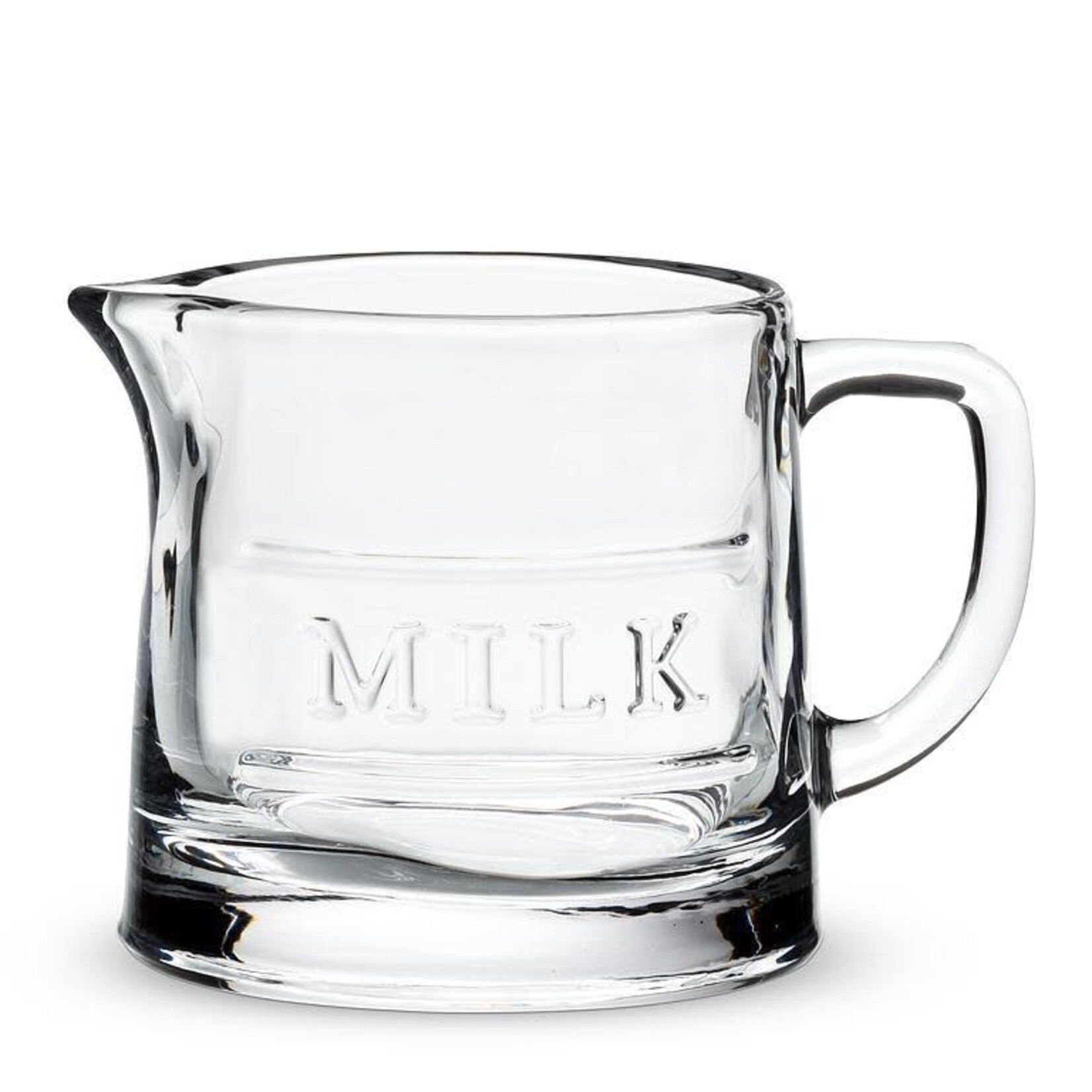 A - Classic Text Milk Jug - 3.5"