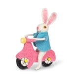 A - Bunny On Pink Vespa - 6"