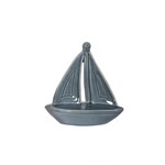 Blue Ceramic Sailboat