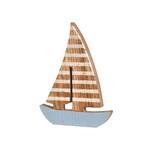 Wood Stripe Sailboat