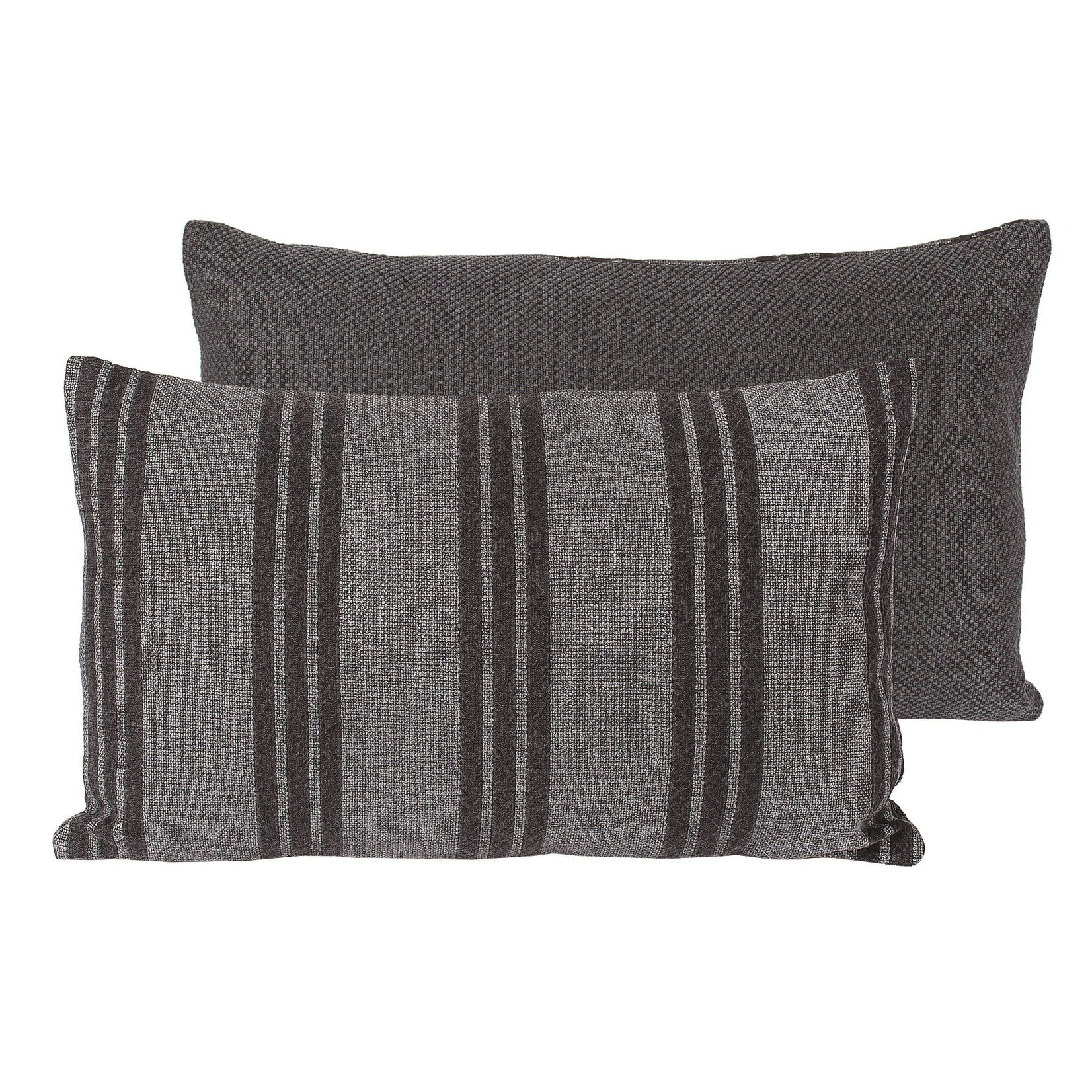 C - Navy Stripe Pillow - 12X20"
