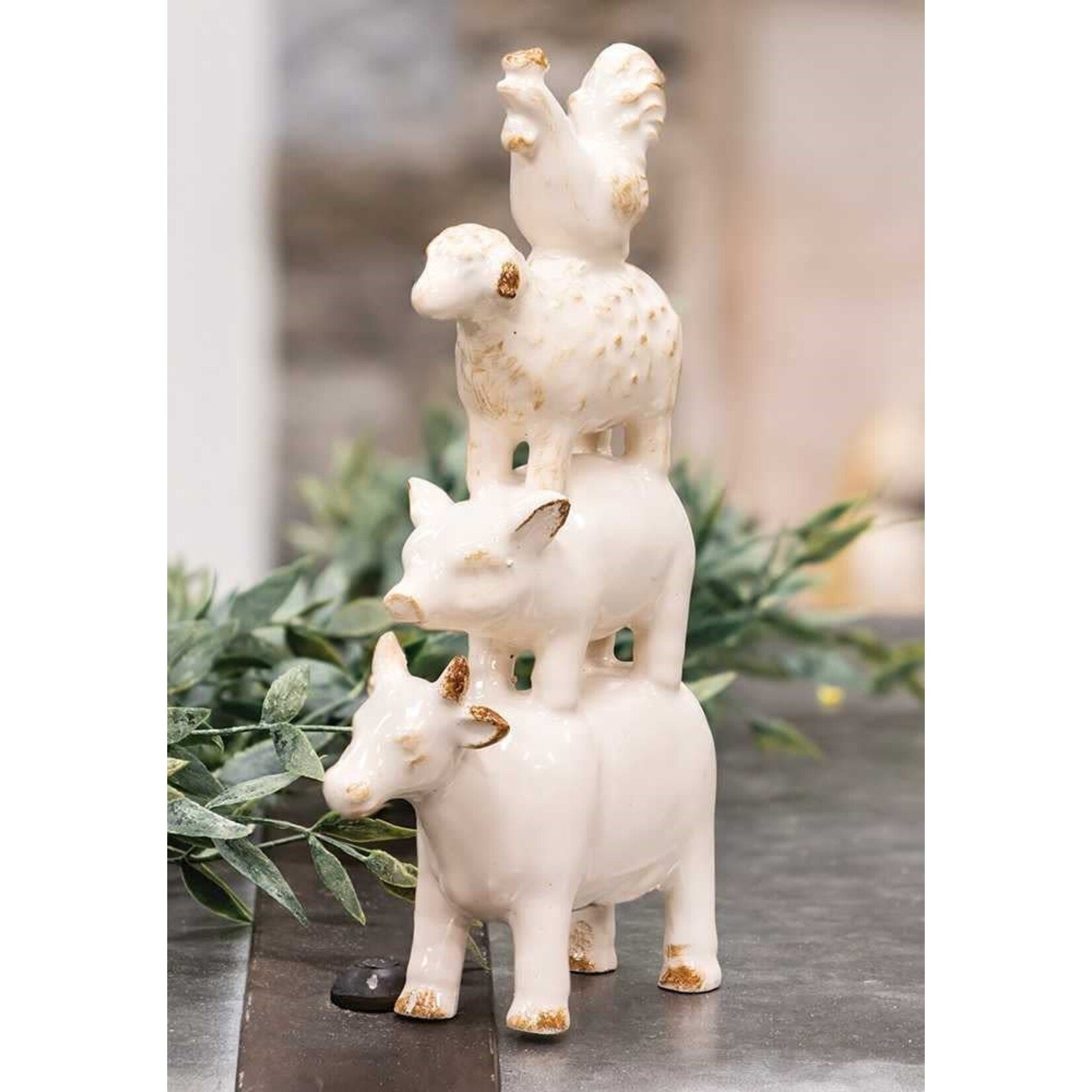 Farm Animal Resin Stack