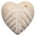 Danica Studios D - Medium Beige Heart Travertine - 2.25"