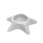 White Starfish Candle Holder