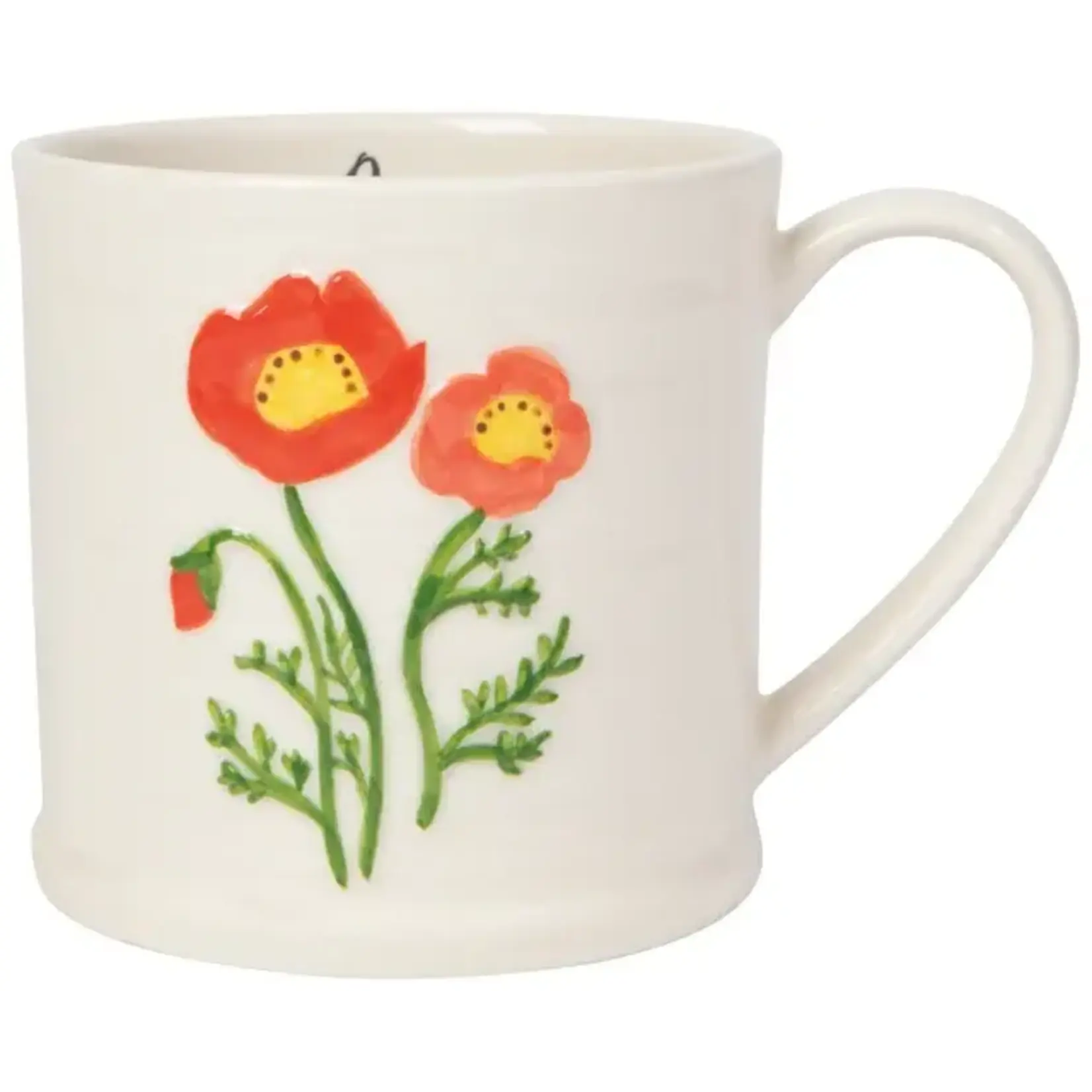 Danica Studios Floral Poppy Mug