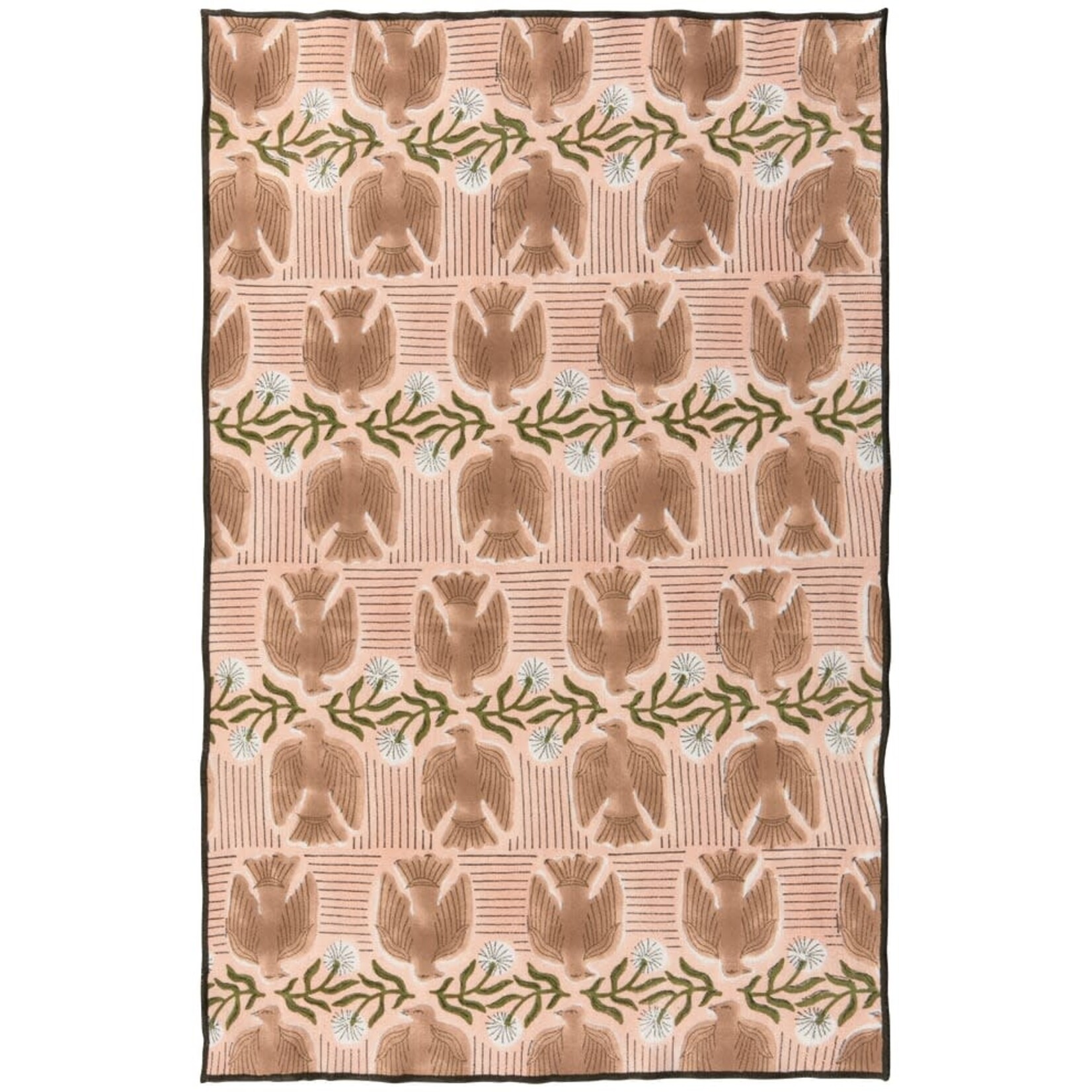 Danica Studios D - Peregrine Block Print Dishtowel