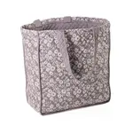 B - Maggie Lavender Tote Bag W/Small Flowers