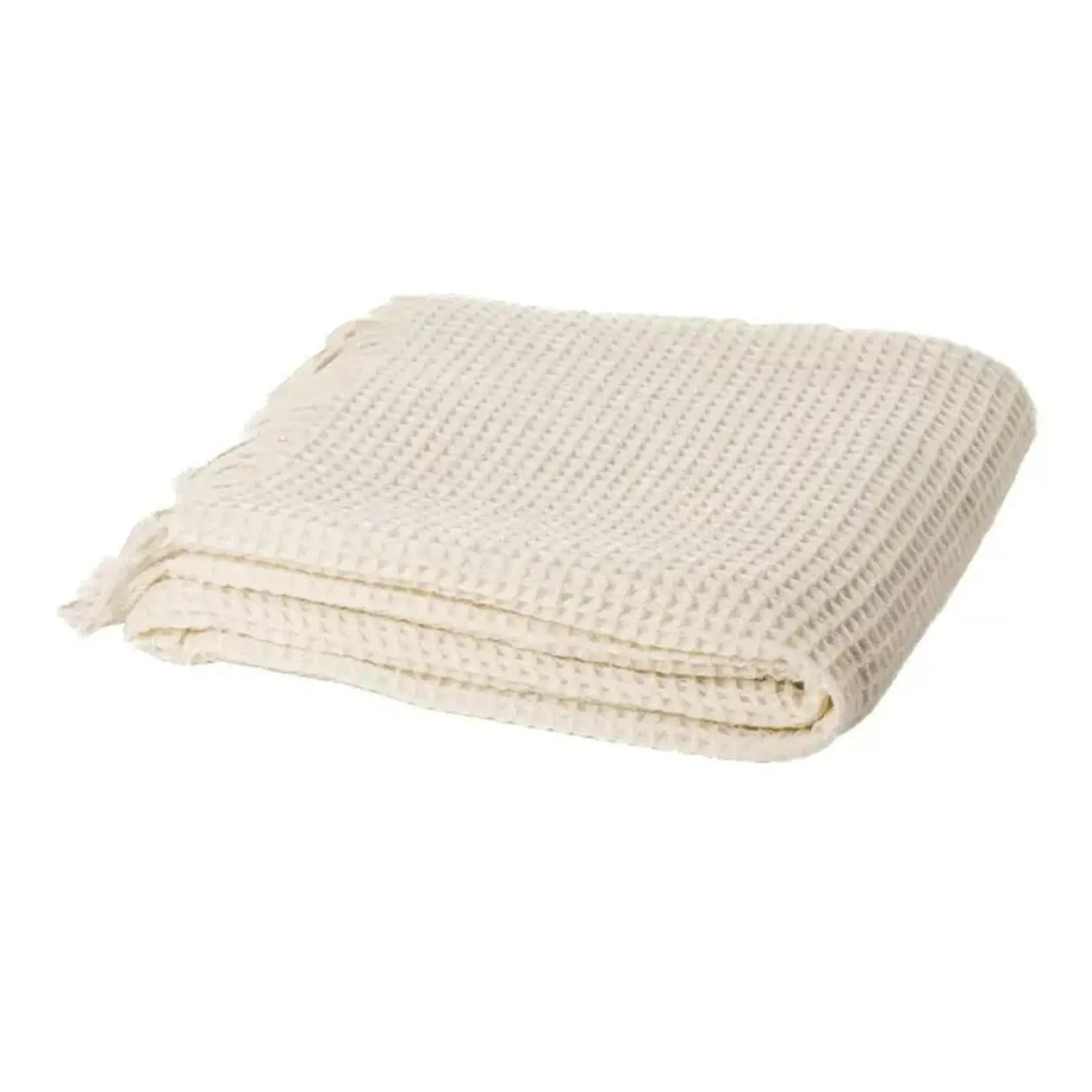B - Coco Waffle Cream Throw - 50X60"