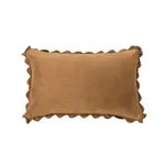 B - Ivory Brown Cushion - 12X20"