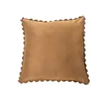 B - Ivory Brown European Pillow - 25"