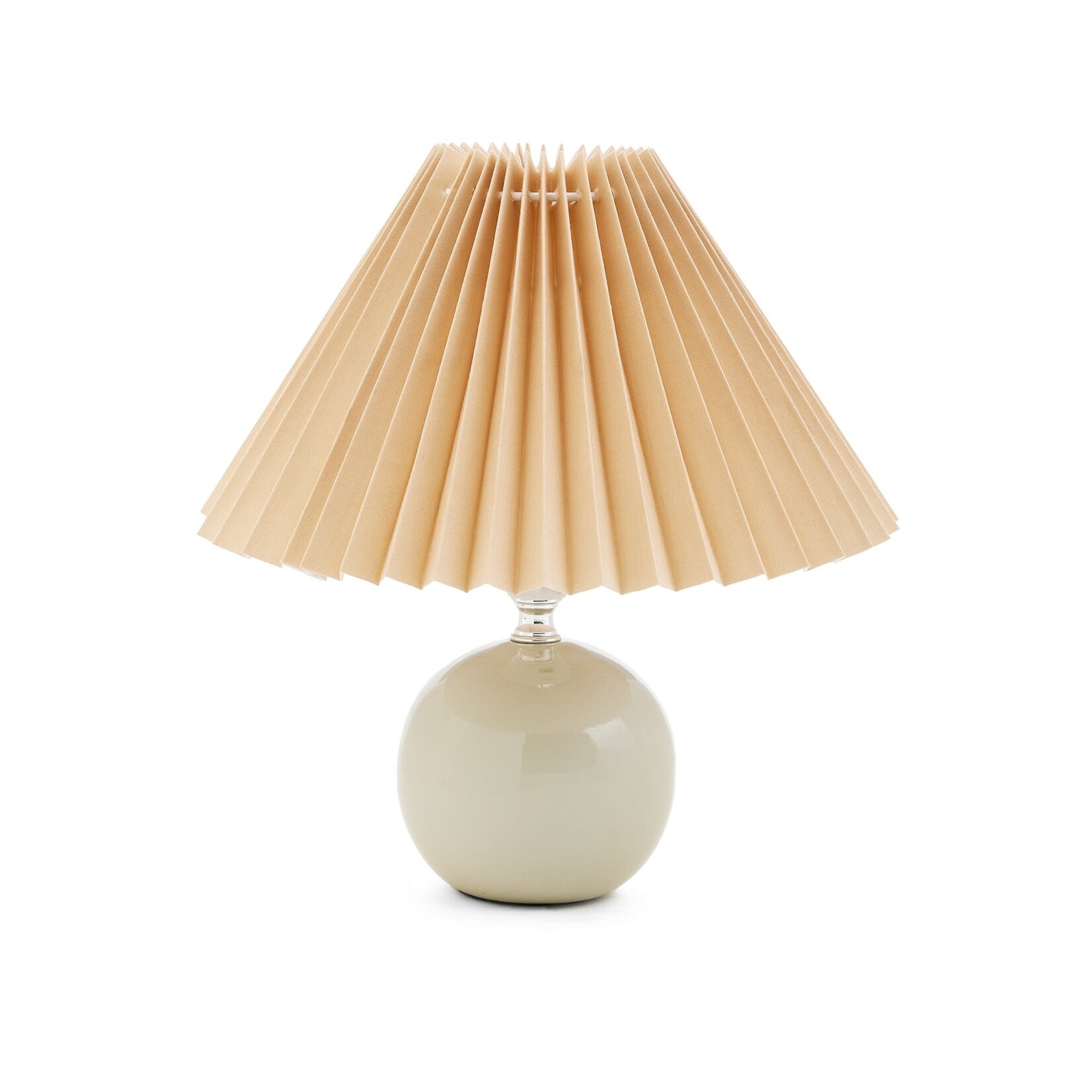 Accents De Ville ADV - Ceramic Pistachio Beige Table Lamp - 10"