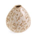 Accents De Ville ADV - Dark Brown Stoneware Bud Vase - 5"