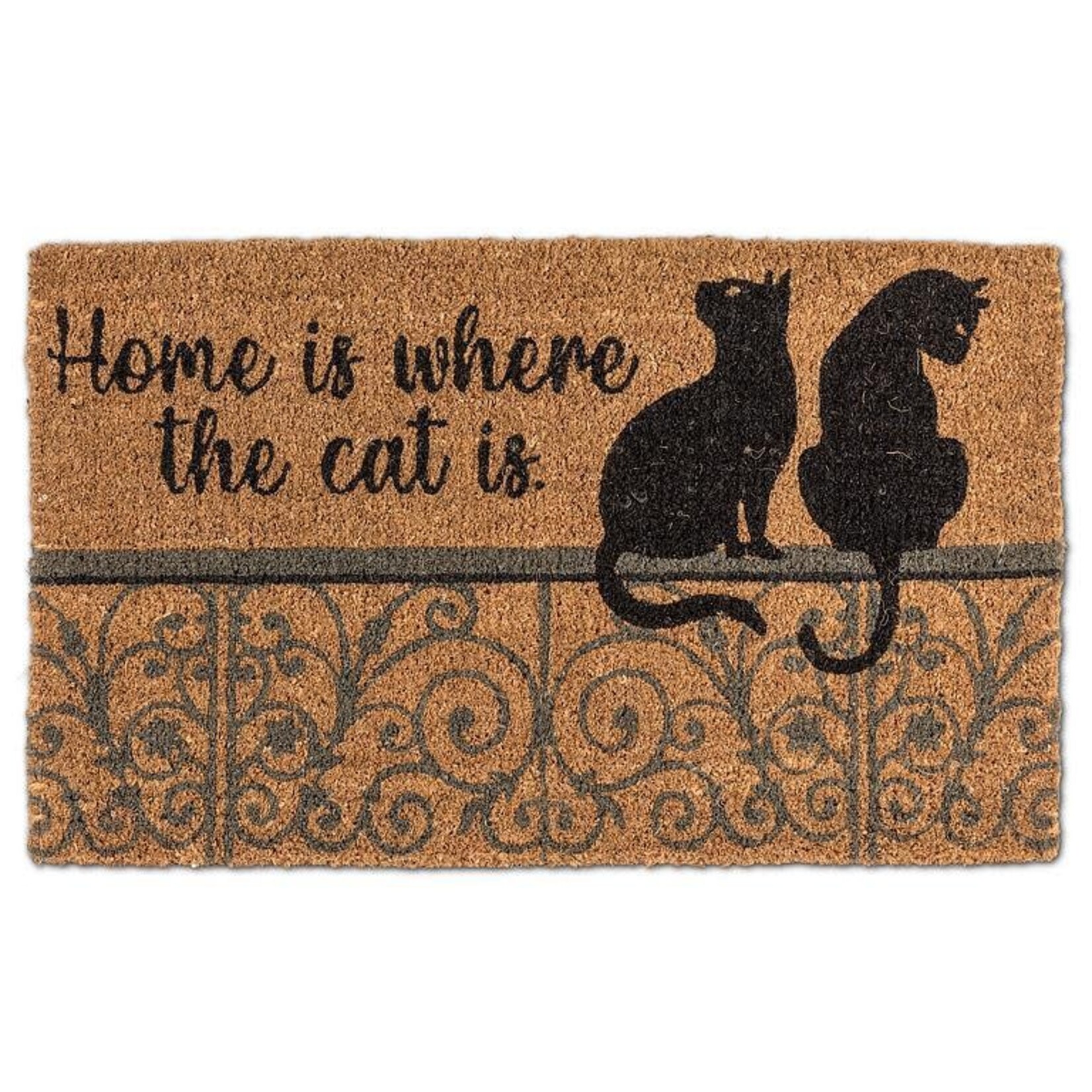 Home Is Where The Cat Is Doormat