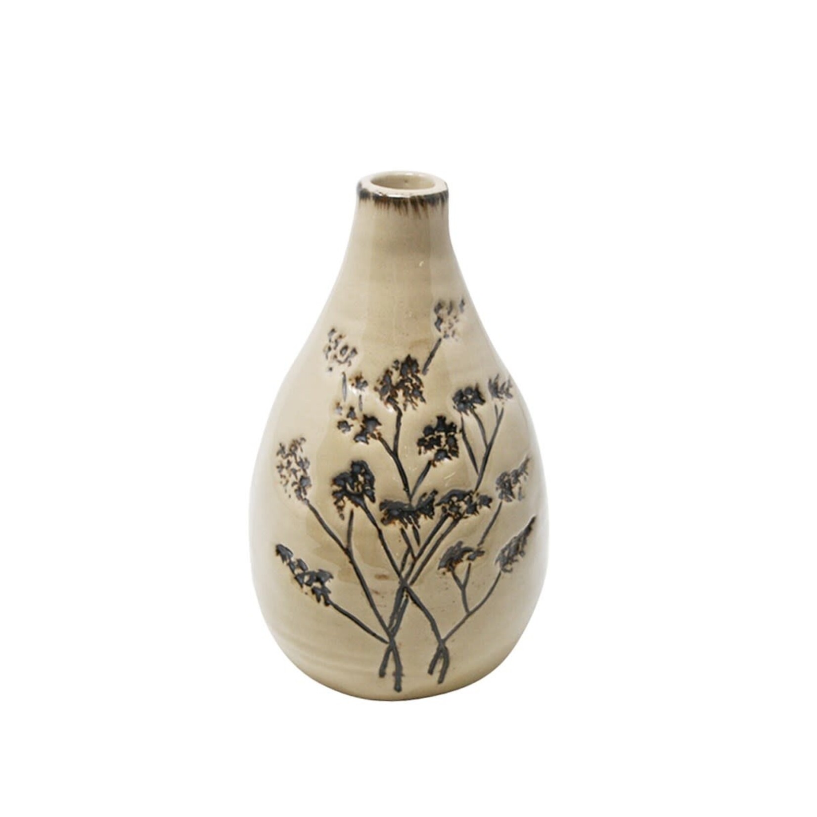 Small Brown Statice Vase