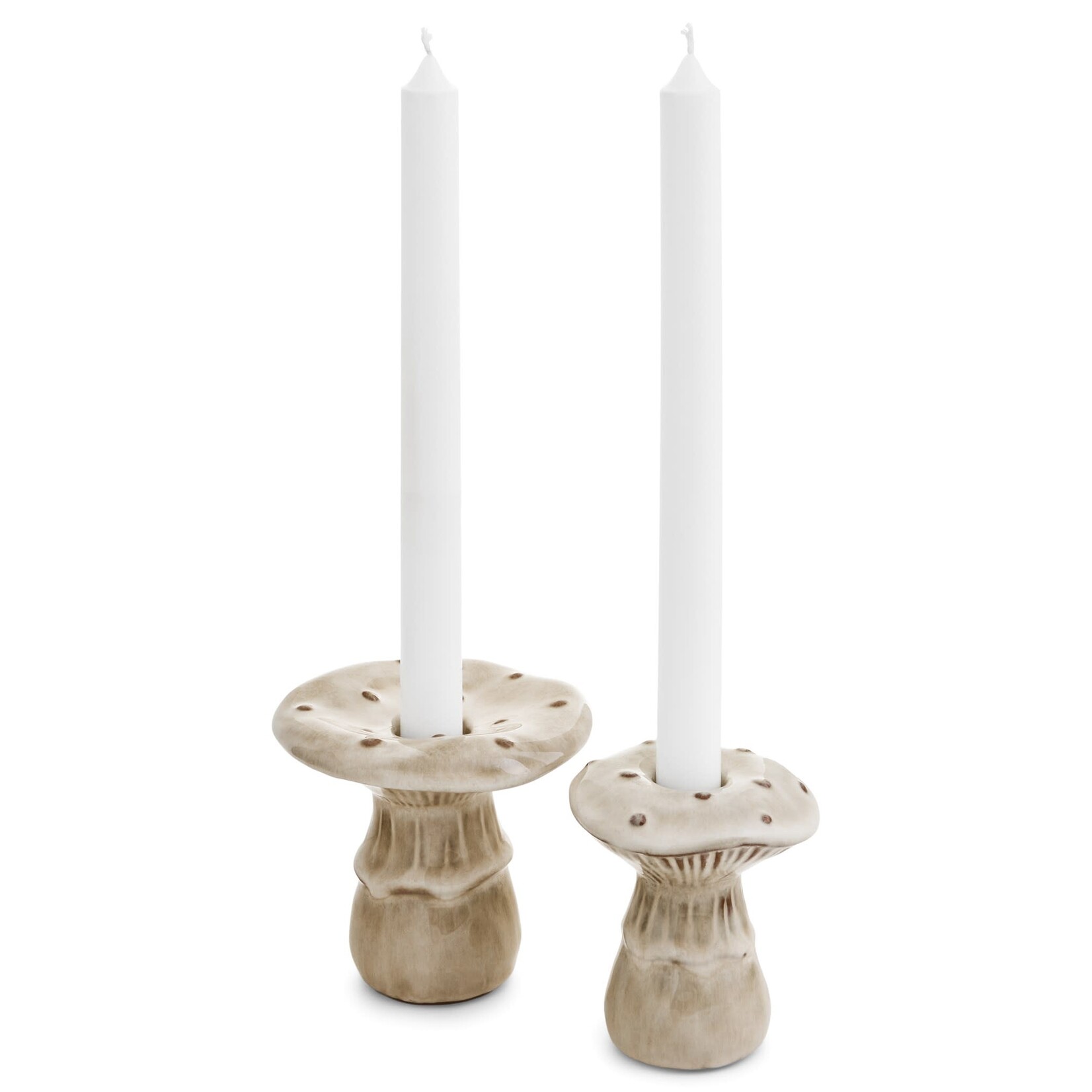 Accents De Ville Ceramic Mushroom Candle Holder