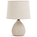 Accents De Ville Ceramic Greige Lugano Table Lamp