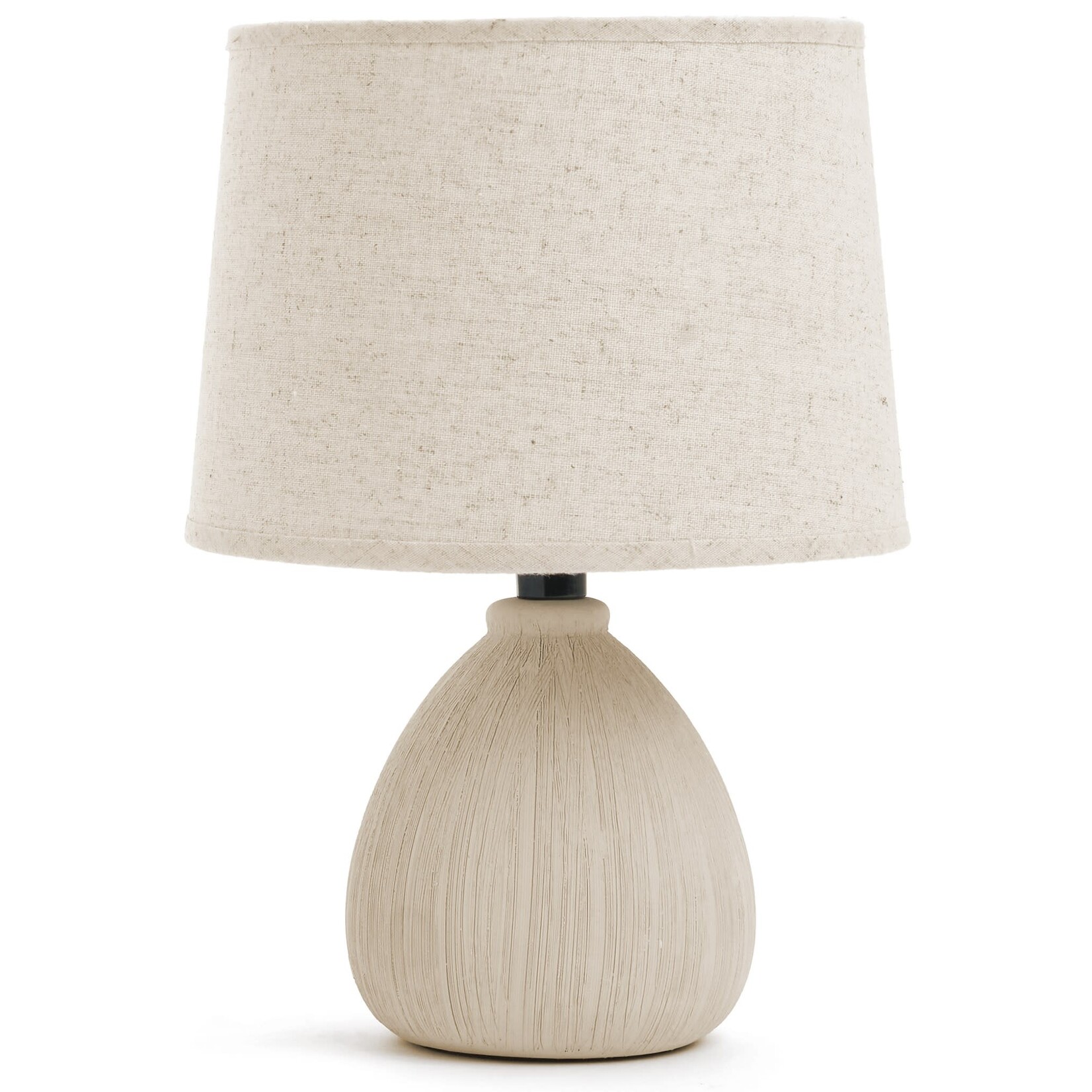 Accents De Ville Ceramic Greige Lugano Table Lamp