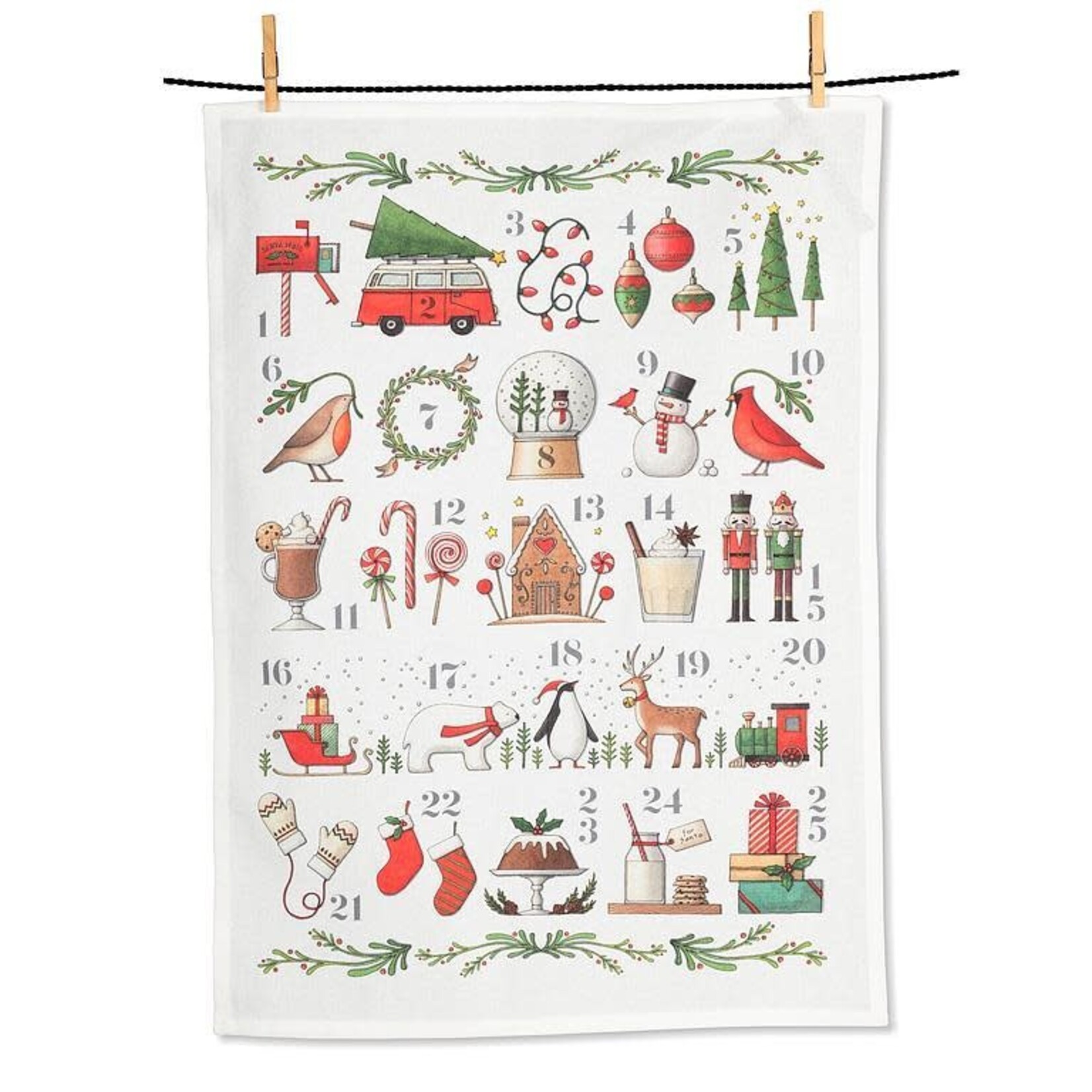 A - Advent Calendar Kitchen Towel