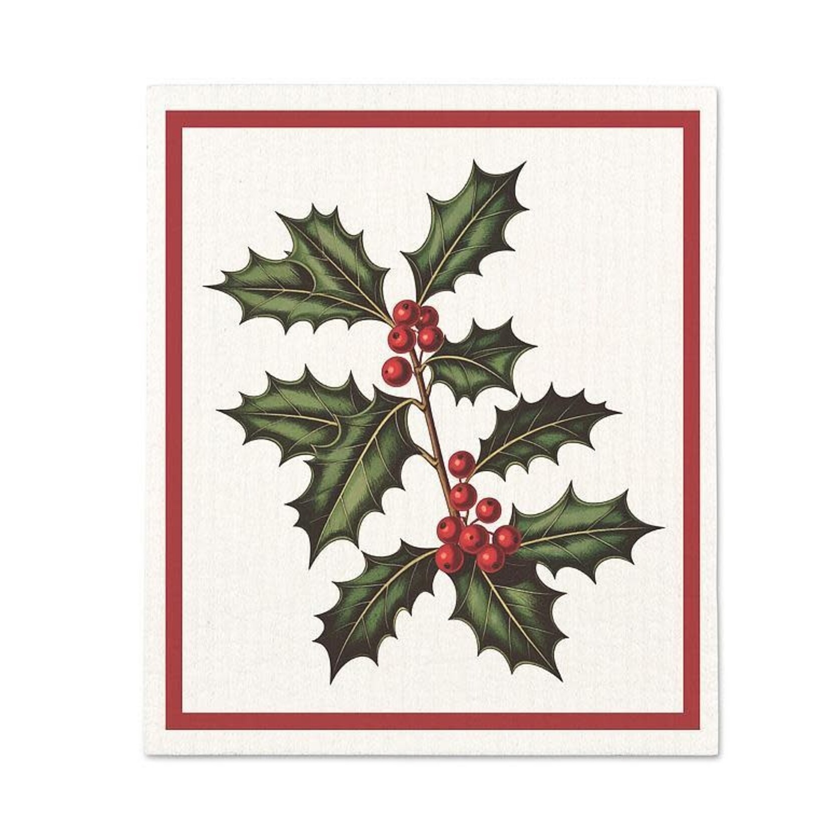 A - Botanic Holly Dishcloth
