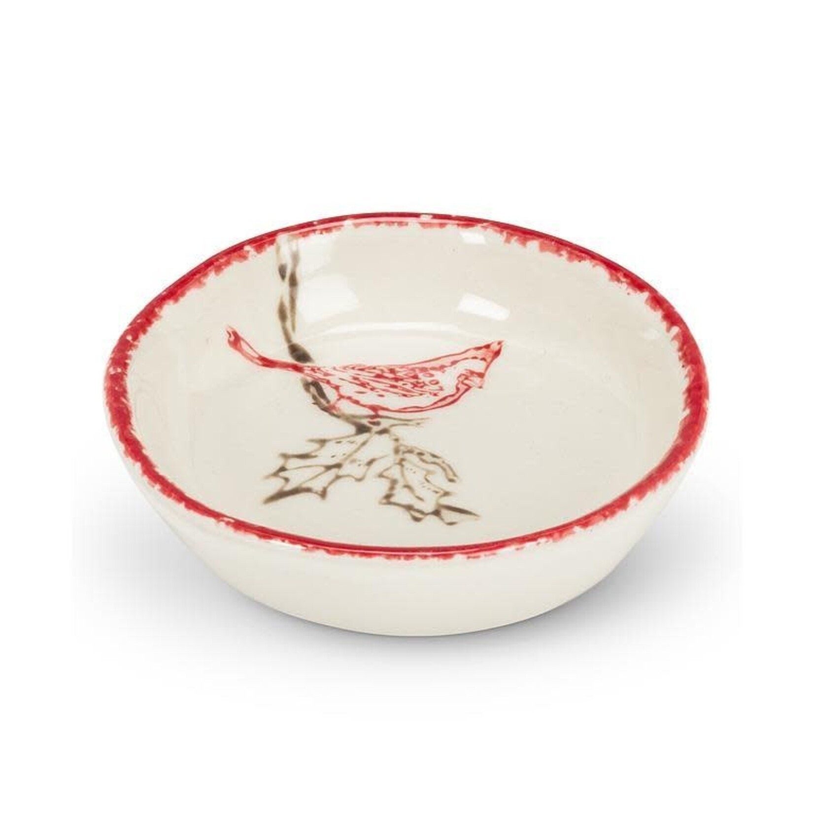 A - Cardinal Stamp Mini Bowl - 3"D